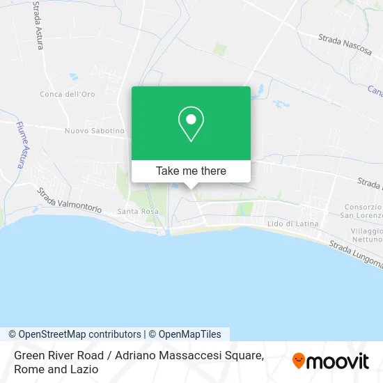 Green River Road / Adriano Massaccesi Square map