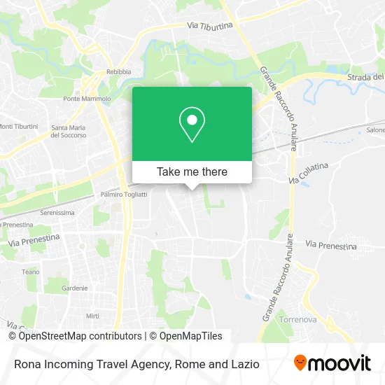Rona Incoming Travel Agency map