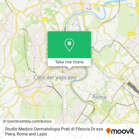 Studio Medico Dermatologia Prati di Fileccia Dr.ssa Piera map