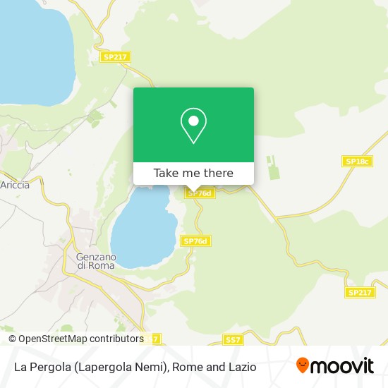 La Pergola (Lapergola Nemi) map