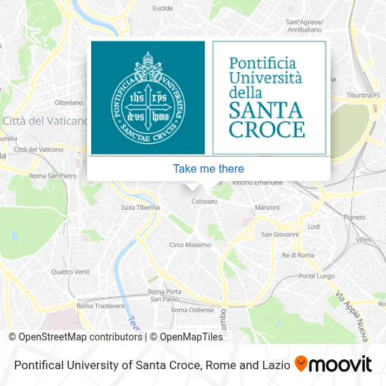 Pontifical University of Santa Croce map