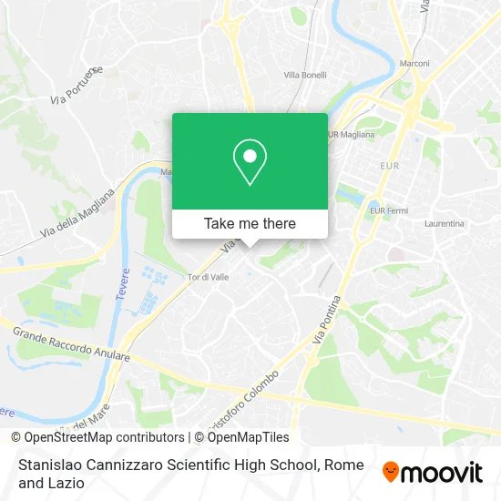 Stanislao Cannizzaro Scientific High School map