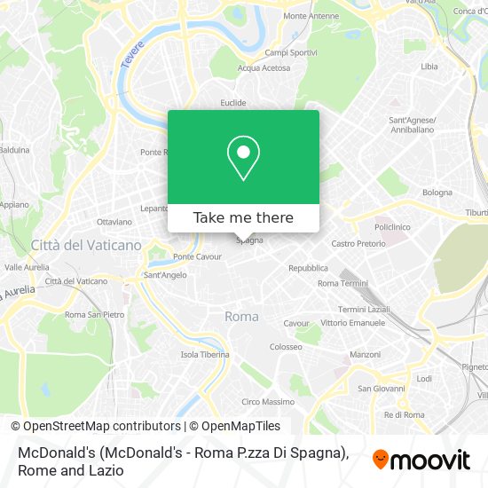 McDonald's (McDonald's - Roma P.zza Di Spagna) map