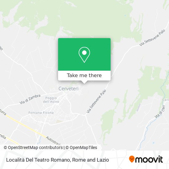 Località Del Teatro Romano map