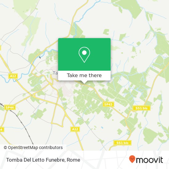 Tomba Del Letto Funebre map