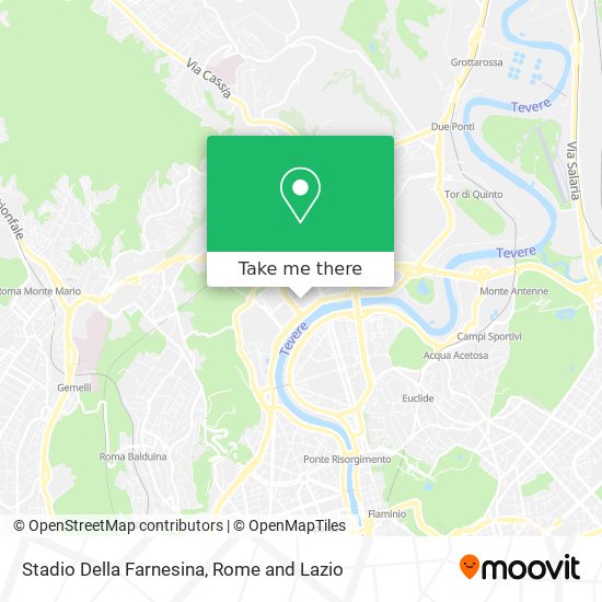 Stadio Della Farnesina map