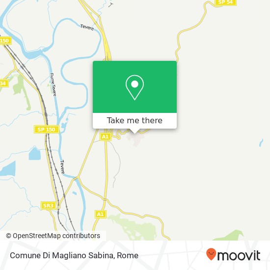 Comune Di Magliano Sabina map