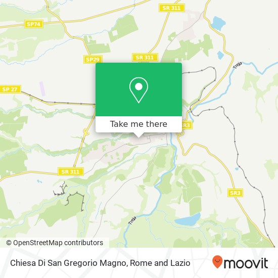 Chiesa Di San Gregorio Magno map