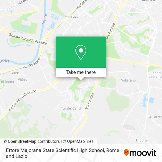 Ettore Majorana State Scientific High School map