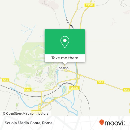 Scuola Media Conte map