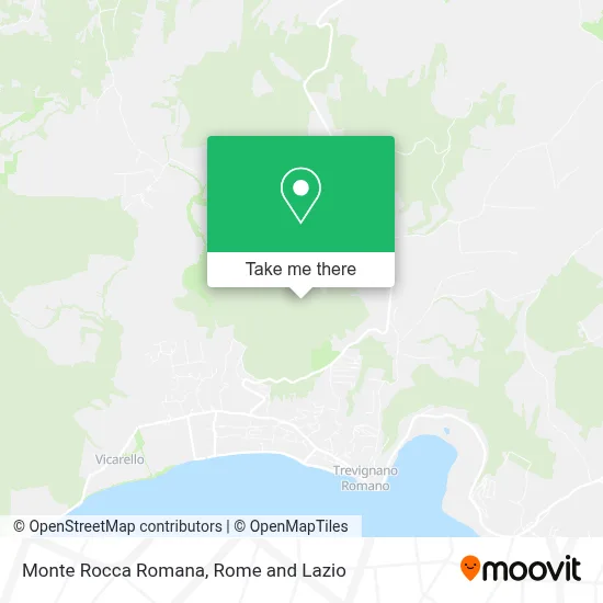 Monte Rocca Romana map