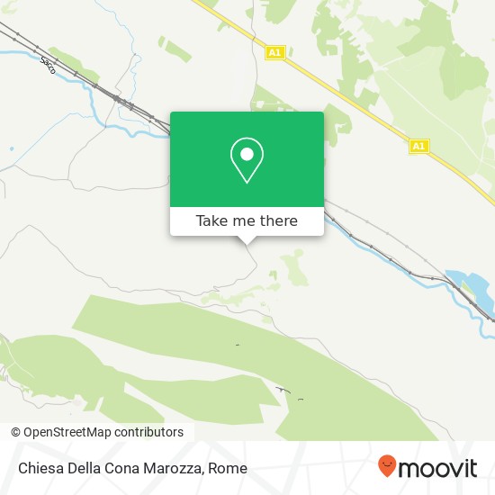 Chiesa Della Cona Marozza map