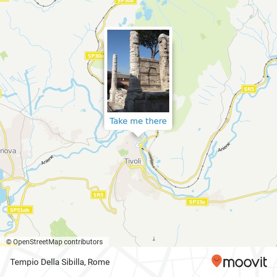 Tempio Della Sibilla map