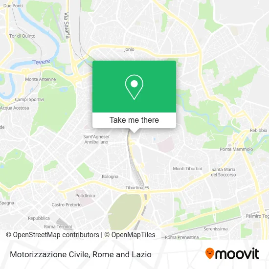 Civil Motor Vehicle Office map