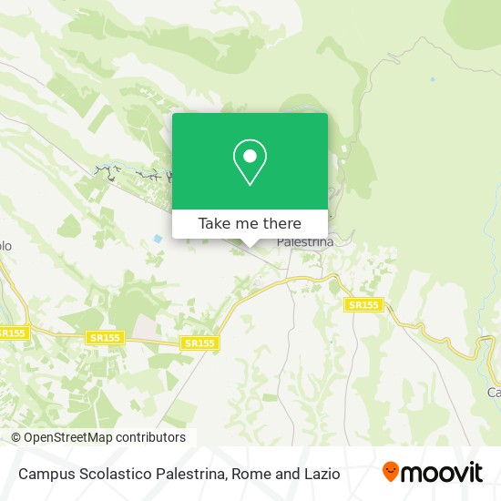 Campus Scolastico Palestrina map