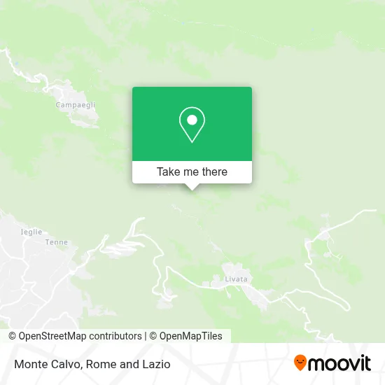 Monte Calvo map