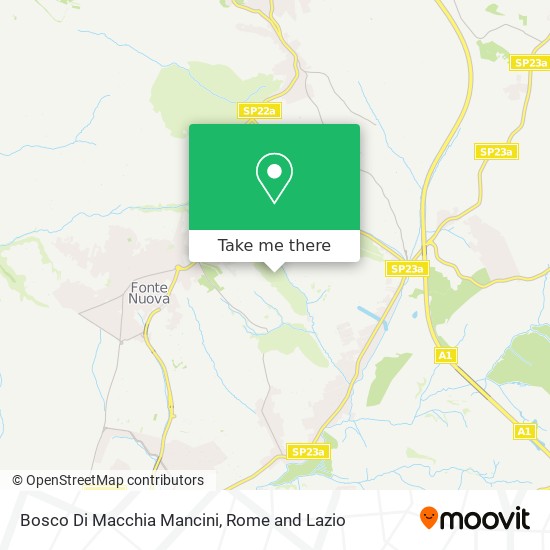 Bosco Di Macchia Mancini map
