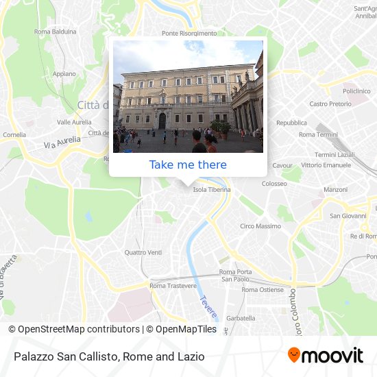 Palazzo San Callisto map