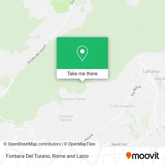 Turano Fountain map