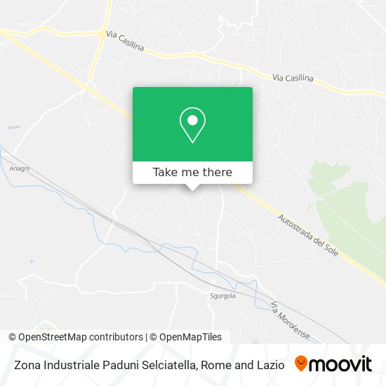 Zona Industriale Paduni Selciatella map