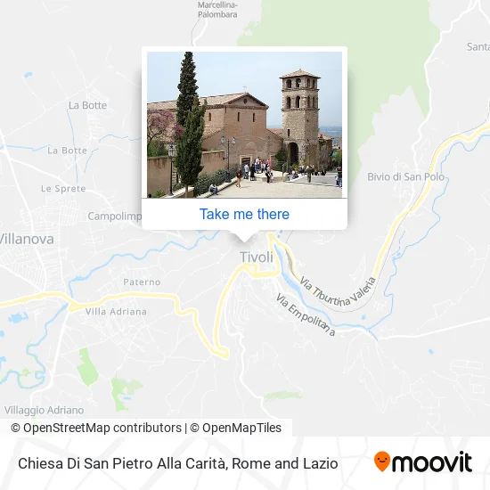 Chiesa Di San Pietro Alla Carità map