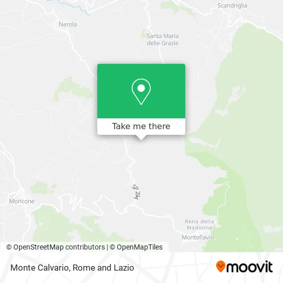 Monte Calvario map