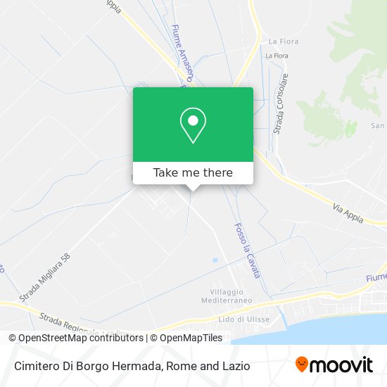 Cimitero Di Borgo Hermada map