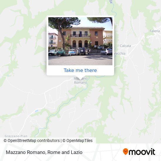 Mazzano Romano map