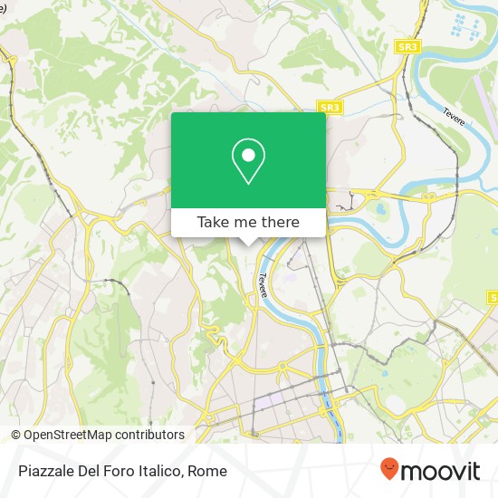 Piazzale Del Foro Italico map