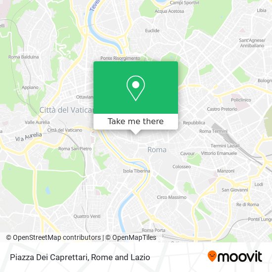 Piazza Dei Caprettari map