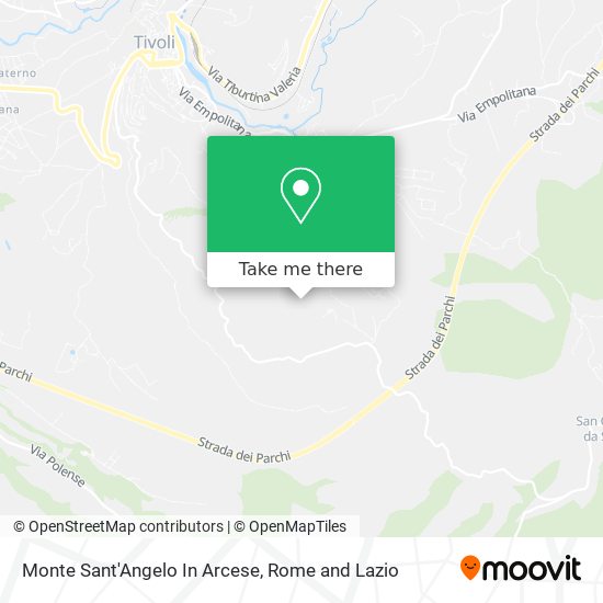 Monte Sant'Angelo In Arcese map