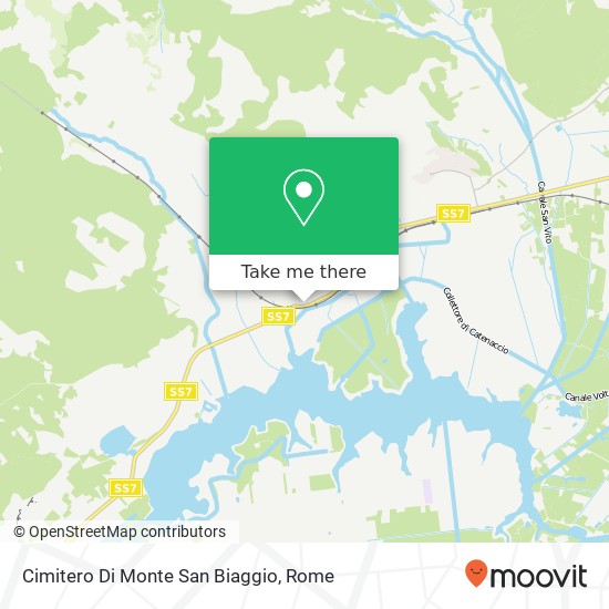 Cimitero Di Monte San Biaggio map