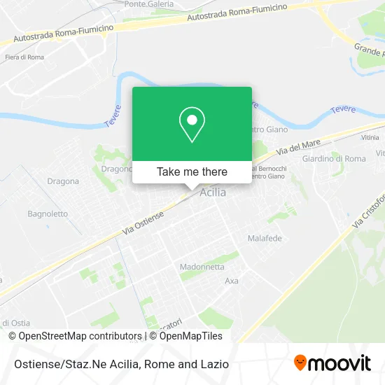 Ostiense/Staz.Ne Acilia map