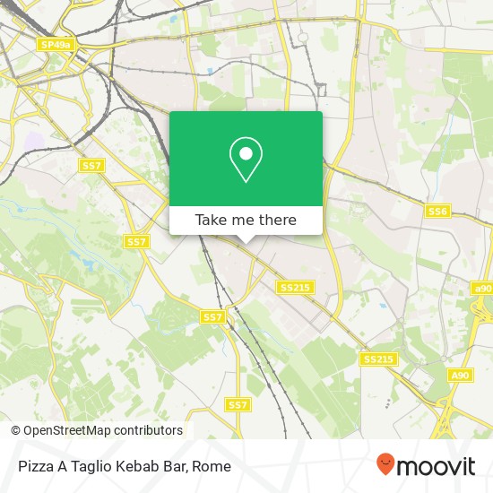 Pizza A Taglio Kebab Bar map