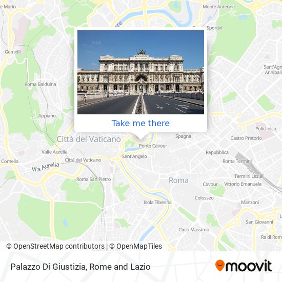 Palazzo Di Giustizia map