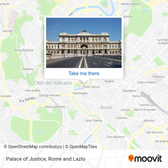 Palace of Justice map