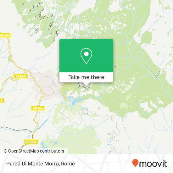 Pareti Di Monte Morra map