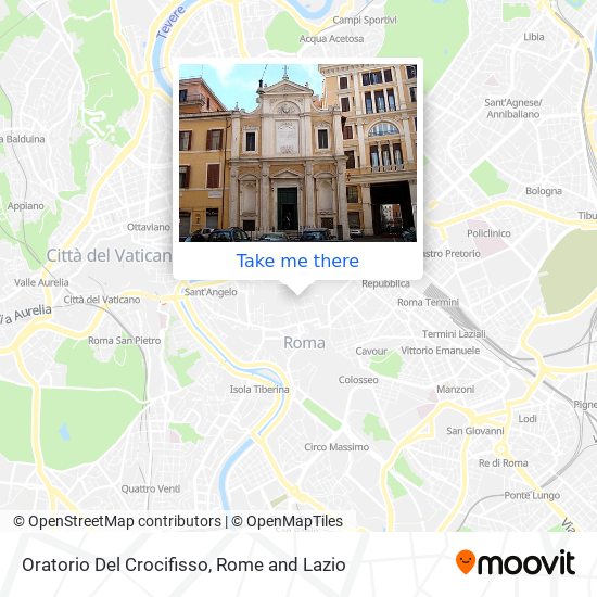 Oratorio Del Crocifisso map
