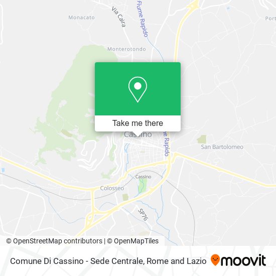 Comune Di Cassino - Sede Centrale map