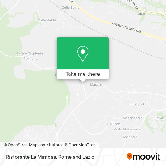 Ristorante La Mimosa map
