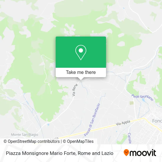 Piazza Monsignore Mario Forte map