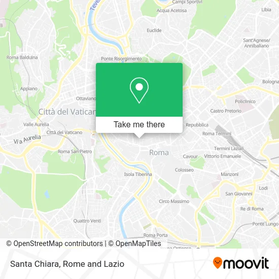 Santa Chiara map
