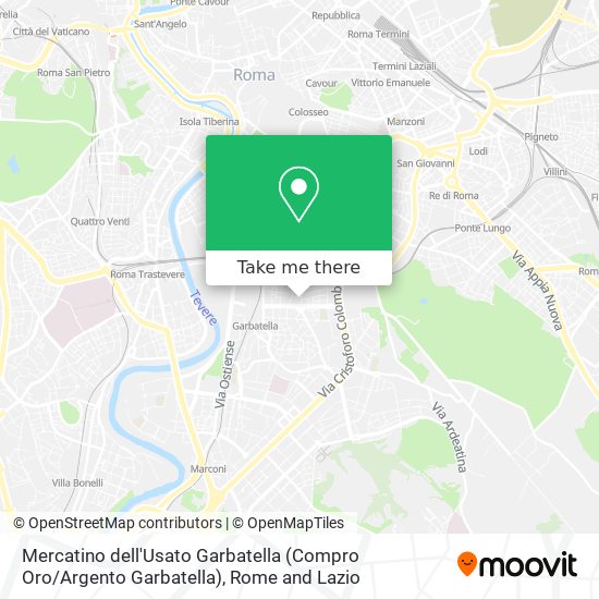 Mercatino dell'Usato Garbatella (Compro Oro / Argento Garbatella) map