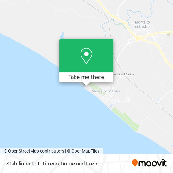 Stabilimento Il Tirreno map