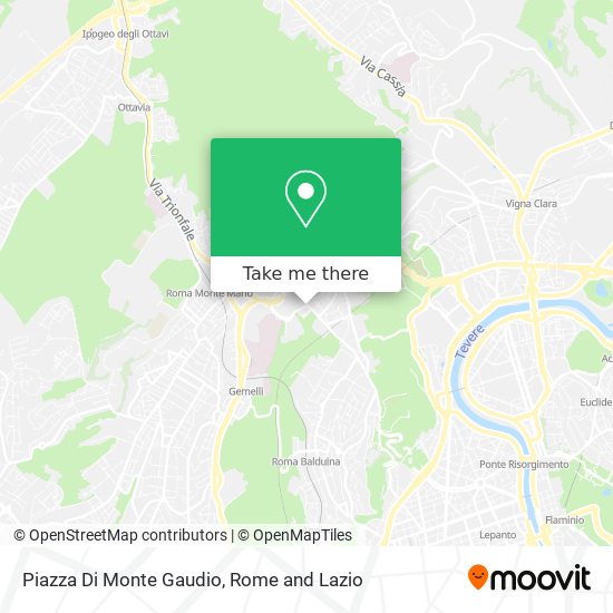 Piazza Di Monte Gaudio map