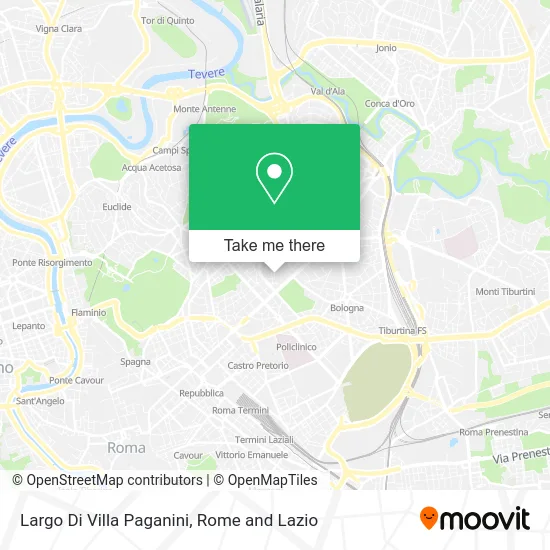 Villa Paganini Square map