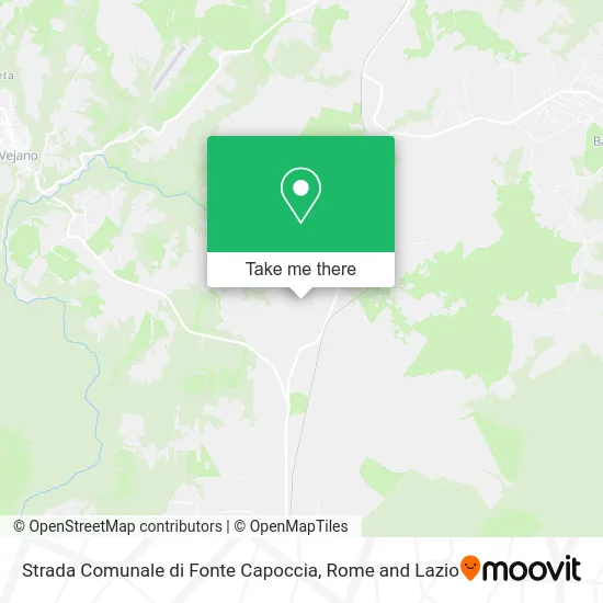 Fonte Capoccia Communal Road map