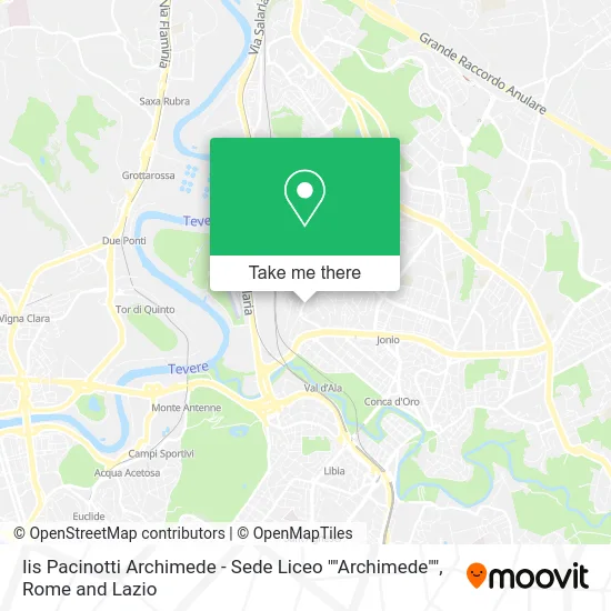 Pacinotti Archimede High School map