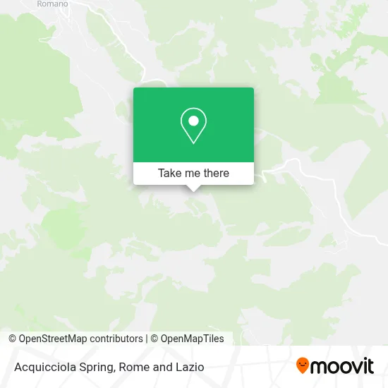 Acquicciola Spring map