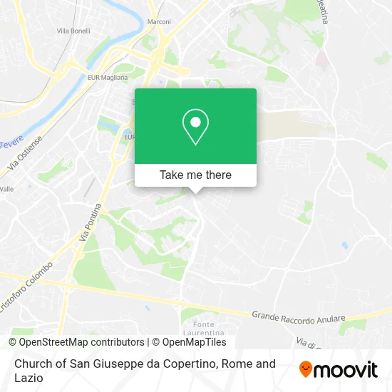 Church of San Giuseppe da Copertino map